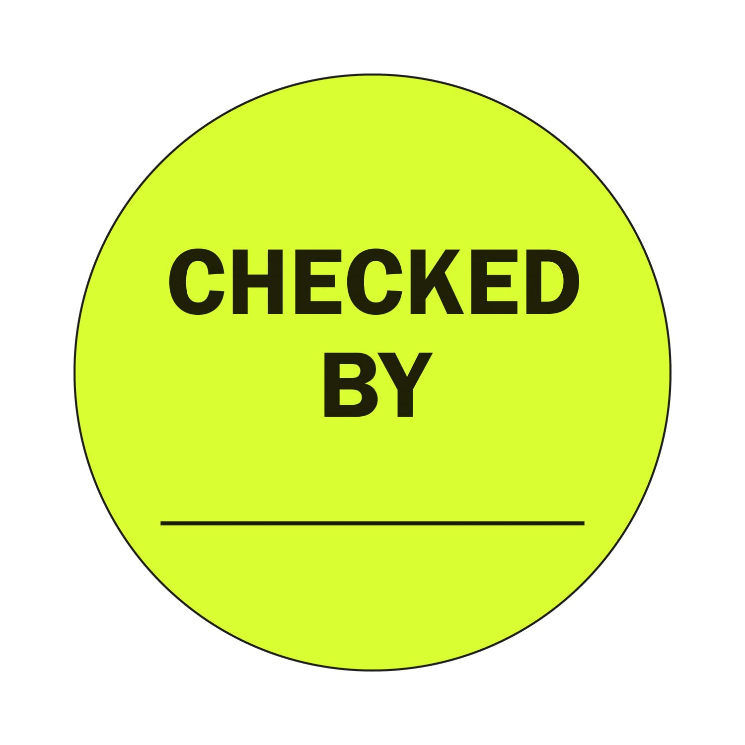 NextDayLabels - Neon Lime Color, Round Labels/Great to use for Inventory Control, Grocery, Sales, Clothing Stores, Stickers 2" - 500 Labels Per Roll,