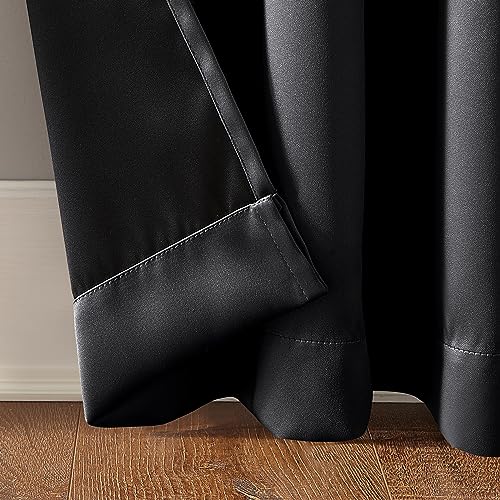 Sun Zero 62732 Nordic 2-Pack Theater Grade Noise Reducing Extreme 100% Blackout Grommet Curtain Panel Pair thumb #4