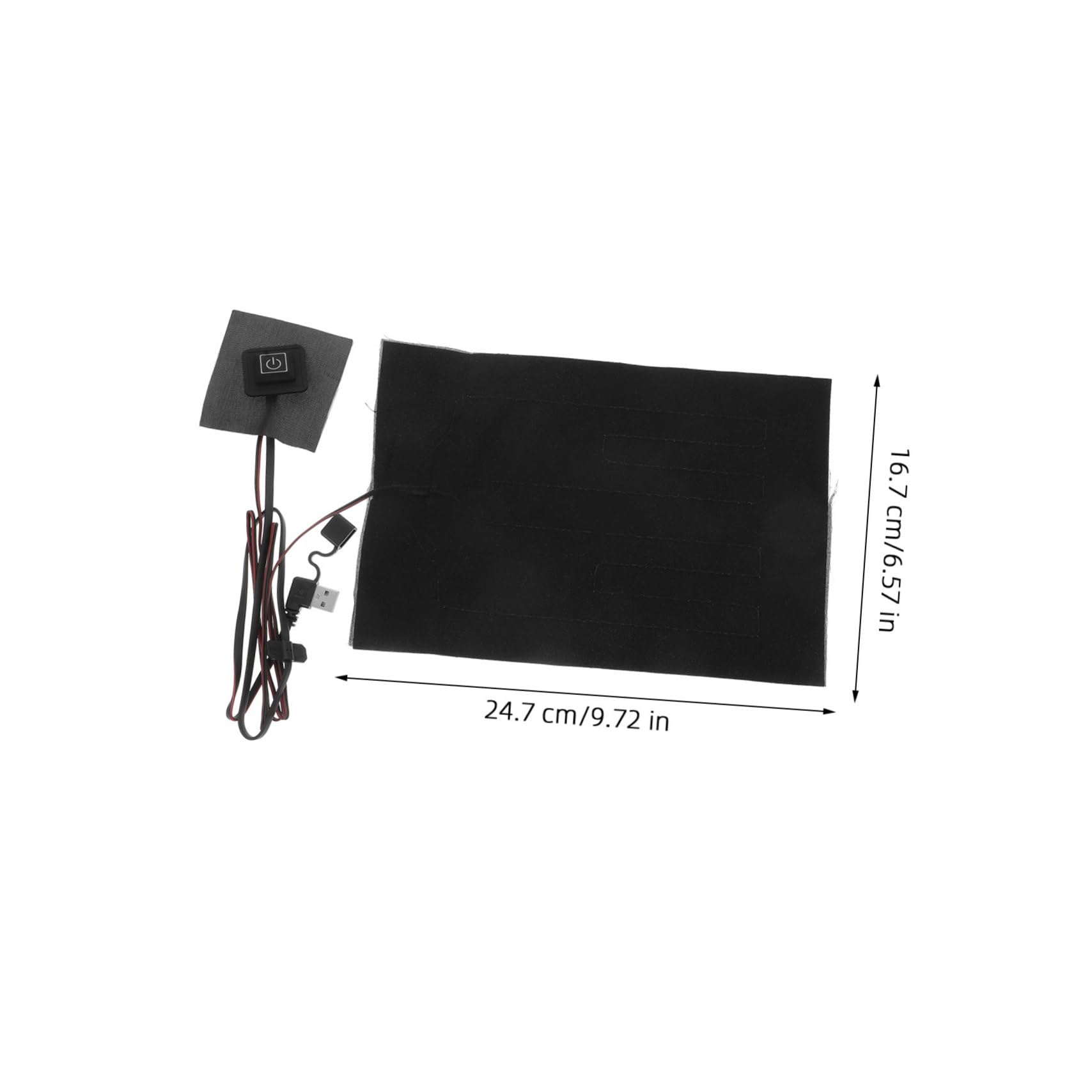 Toddmomy Heating Pad Reptile Heat Mat 3-Temperature Settings Waterproof Scratch-Resistant for Enclosures Greenhouse