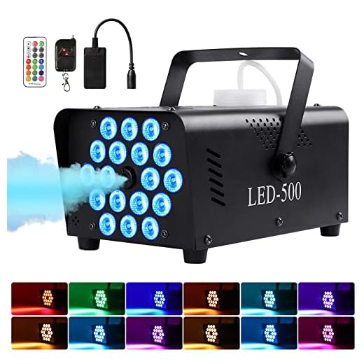 Fog Machine,Smoke Machine,500-Watt upstartech Portable Christmas Party Smoke Fog Machine with Wireless Remote Control for Wedding Theater Halloween Club DJ Effect (Style1) (Style2)