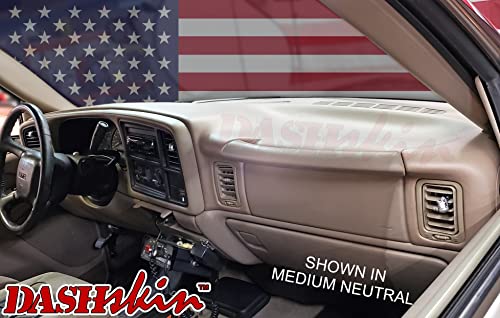 Dashskin Molded Dash Cover Compatible With 00-06 Gm Suvs (Exc Escalade & Z71) And 99-06 Pickups In Dark Pewter (Dark Grey) - Made In America #TOP6
