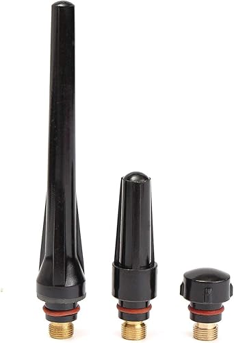 Miniatura 4 de Alffun Kit de lentes de gas de soldadura TIG de 58 piezas, kit de consumibles de boquilla de alúmina para cuerpo de pinza, compatible con accesorios