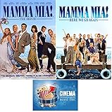 Mamma Mia! and Mamma Mia Here We Go Again Double Feature 2 DVD Set With Bonus Glossy Cinema Time Art...