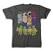 Nickelodeon Teenage Mutant Ninja Turtles Men's TMNT Logo T-Shirt, Charcoal Heather, X-Large