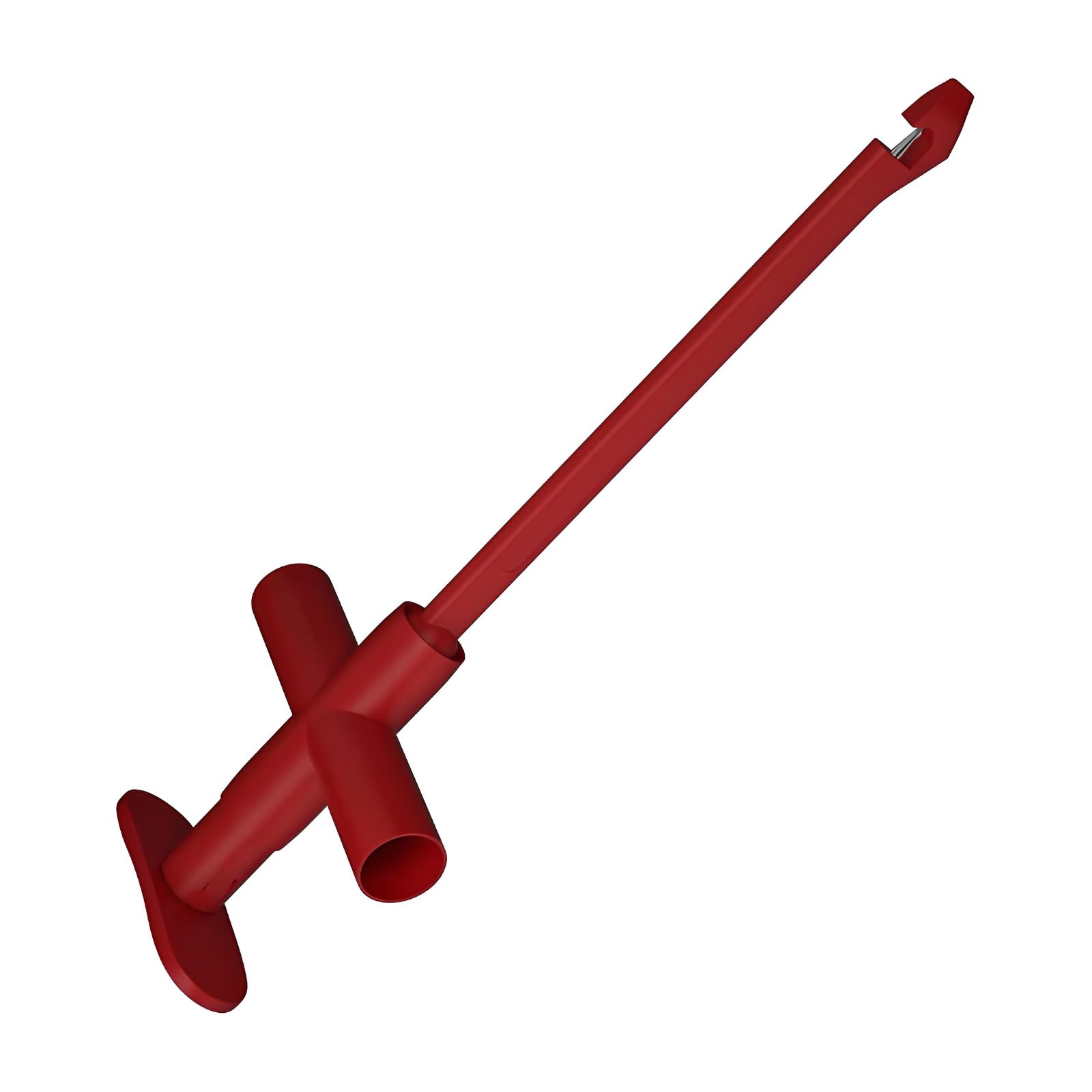 Pxzh Red Accuracy Piercing Hook For Multimeter Testing Sturdy Insulated Materials And Metal Automotive Electrical Testing Hook