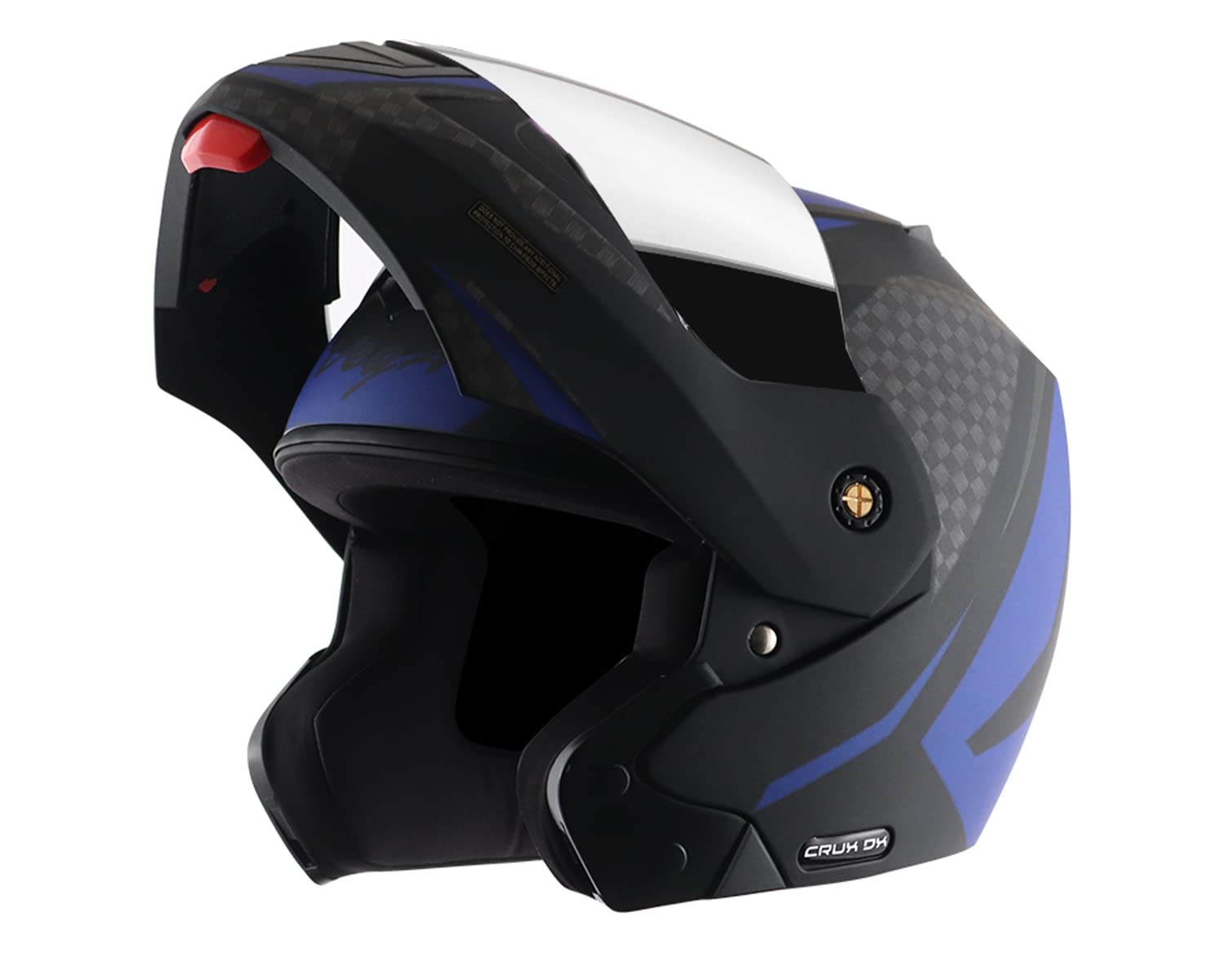 Vega Crux Dx Checks Flip Up Full Face Helmet Dull Desertcart
