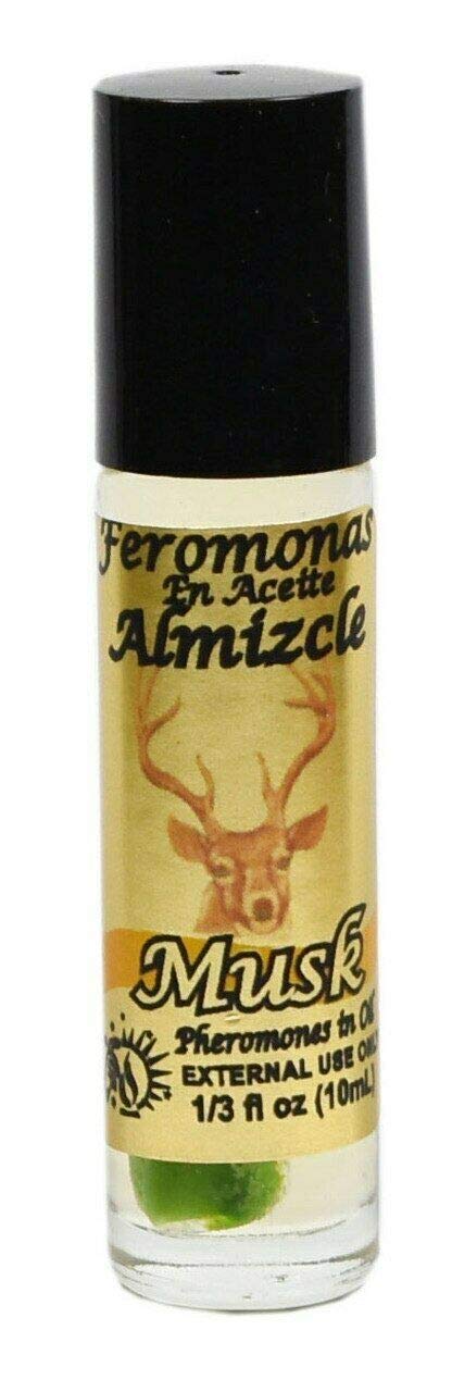 12 PIECES MUSK/ALMIZCLE PHEROMONE OIL ROLL-ON BOTTLE 1/3 OZ 10ML