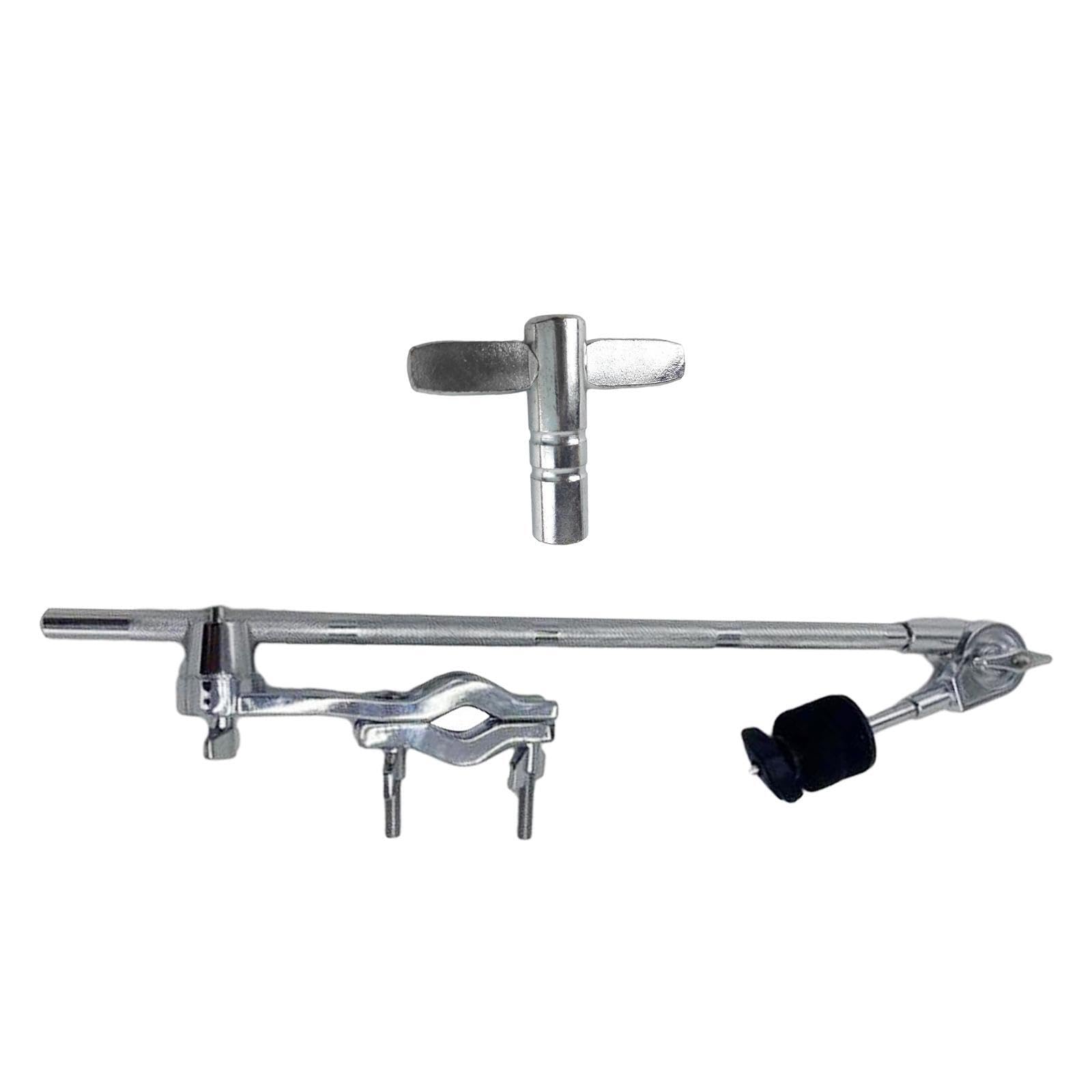Abrazadera de extensión para soporte de platillos Fácil | Brazo ajustable Compatible con la mayoría de baterías estándar para una mejor ejecución Extensión de rack de batería