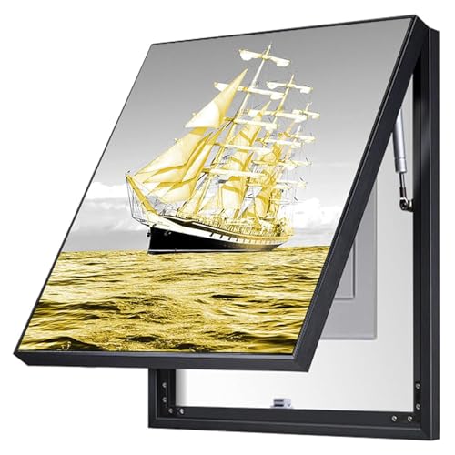 Boîte de compteur et décoration murale pour cacher le tableau