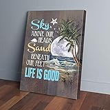 Haute qualité : Cette impression est réalisée sur une toile et une encre de haute qualité pour une résistance aux plis, à la décoloration et aux couleurs vives. Le cadre est en pin avec des crochets métalliques au dos pour une suspension facile.