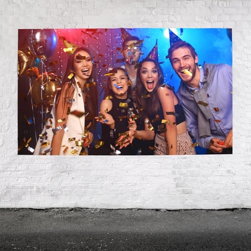 Tela gris para cine en casa TOPBATHY de 186x105 cm y formato 16:9 compatible con proyectores 3D 6