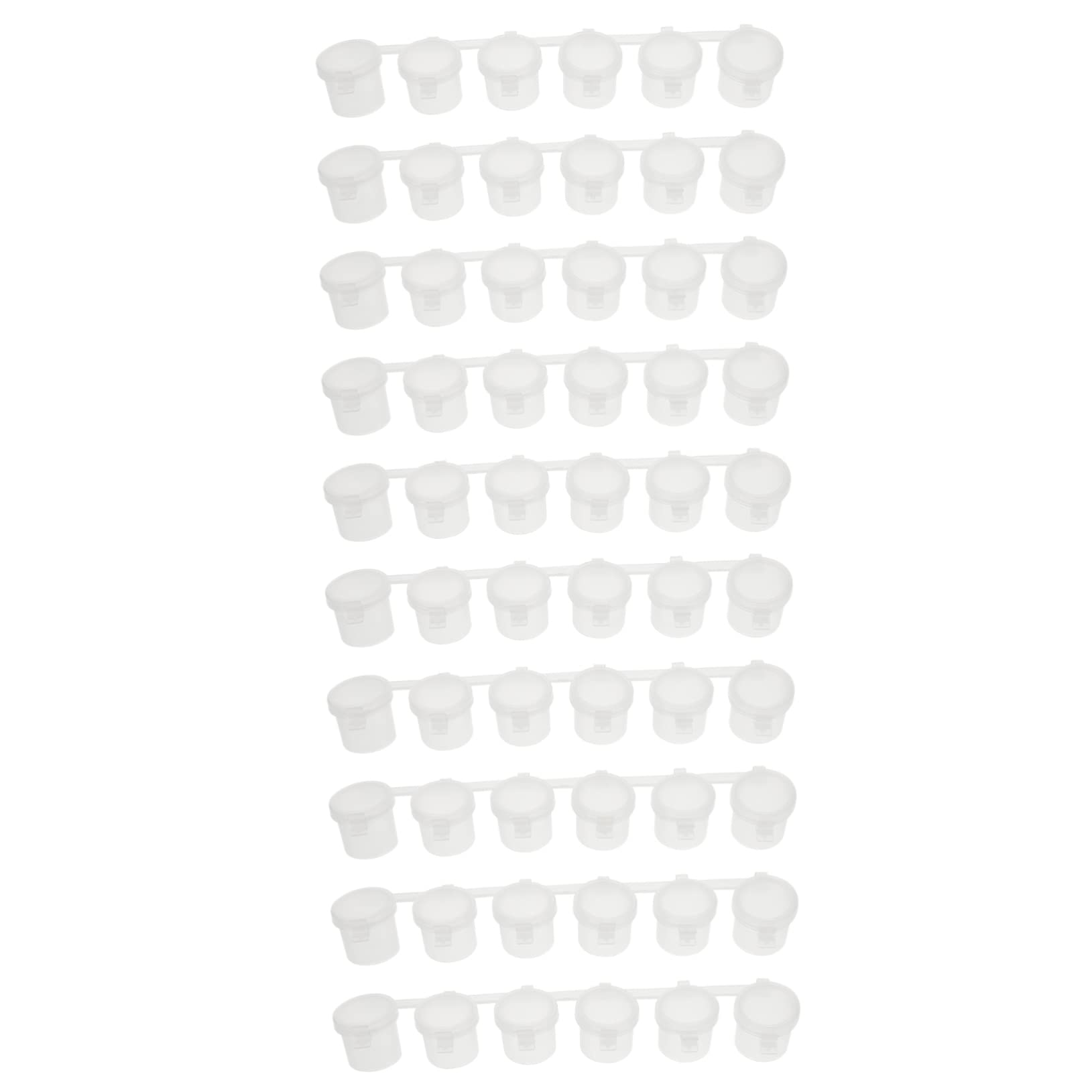 MAGICLULU 20pcs Paint Box Organizer with Lid Clear Container Bead Organizer Box Painting Arts Crafts Supplies Clear Paint Storage Containers Art Supplies Panit Pods Paint Strips Paint Pods