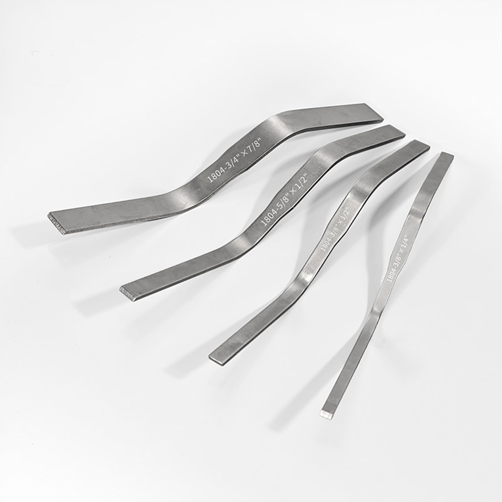 Cryfokt Corner Grout Trowel Set, Stainless Steel Durable Flat for Tile Grouting, 3/4" X 7/8", 1/2" X 5/8", 3/" 1/2", /4" /", for Filling Brick Walls, Texturing Grout.