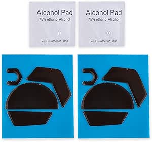 2 Sets Rounded Curved Edges Mouse Feet Skates For Logitech GPROX - Foto 2