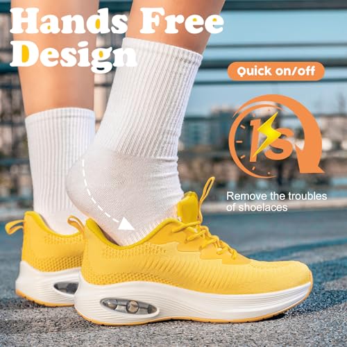 Image of ZYEN Wide Toe Box Shoes Women Air Cushion Road Running Shoes Extra Wide Width Sneakers Arch Support Gym Athletic Tennis Sneakers Lightweight Breathable Walking Shoes