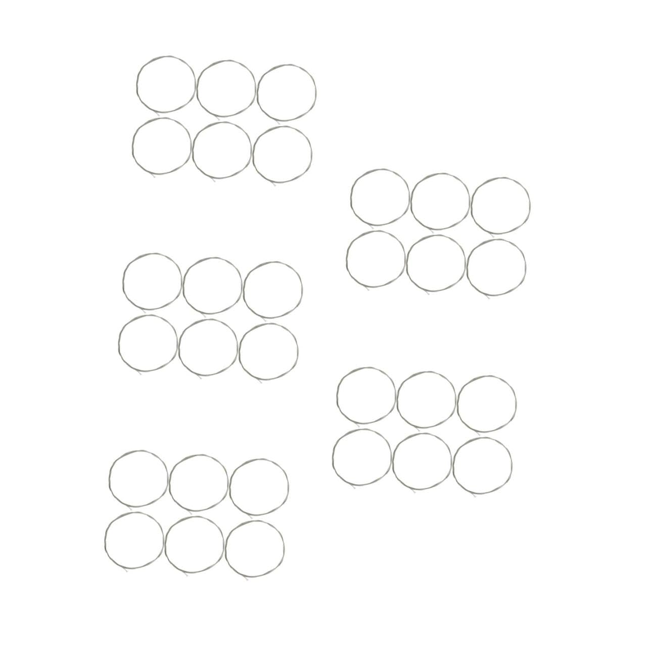 BESTonZON 5sets Corde Per Chitarra Acustica Inossidabile Corde Resistenti e Durevoli Per Musicisti e Appassionati Di Folk