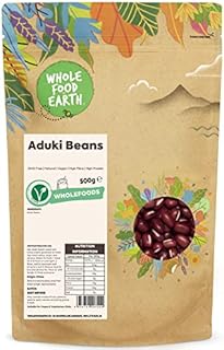 Wholefood Earth Aduki Beans 500g | GMO Free | Natural | Vegan | High Fibre | High Protein