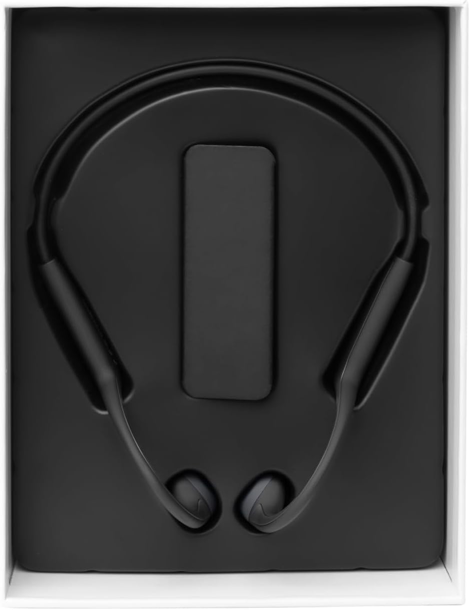 Contents of the Vieta Pro Bone headphone box, showing the headphones, charging cable, and user manual.