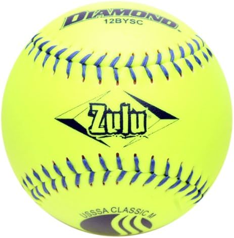 Diamond Sports 12BYSC Classic USSSA Optic Slowpitch Softball, Dozen (12-Inch)