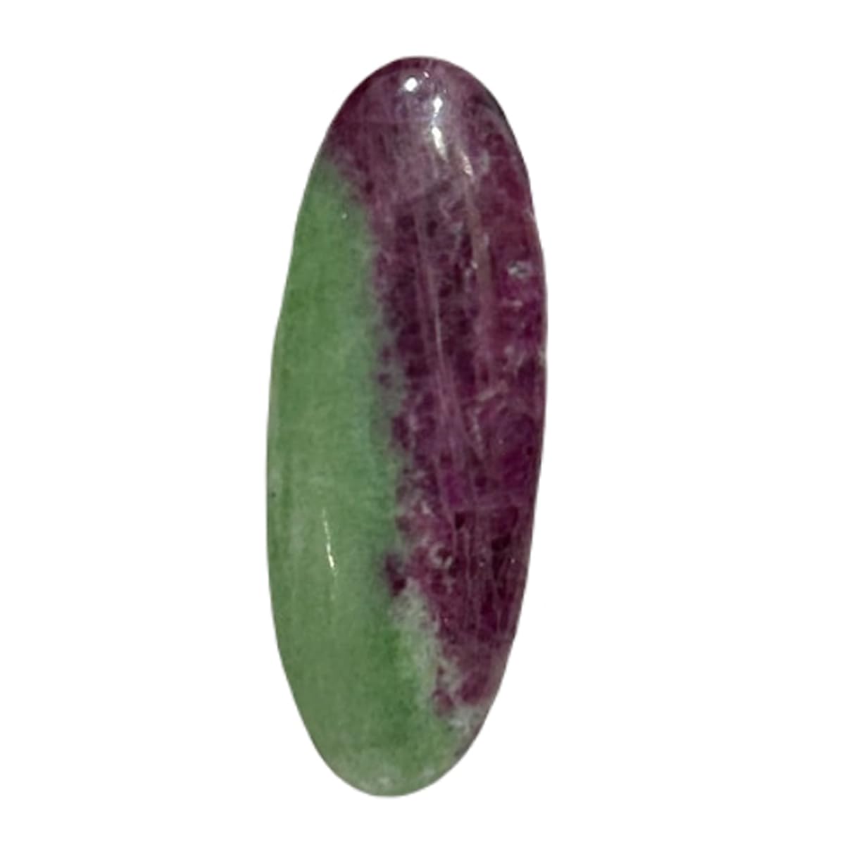 Création bijoux unique avec ce cabochon rubis zoïsite naturel 32x12mm - 8