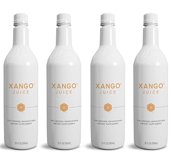 XANGO Mangosteen Juice, 750 ml, 4-Count (1 case)
