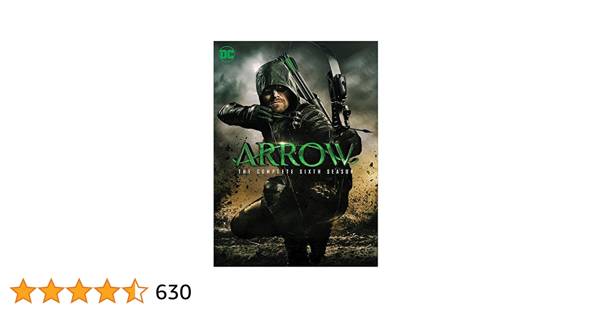 ARROW 第1〜8 全巻 DVDセット Amazon.com: Arrow: The Complete Sixth Season (DVD) : James