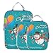 Borse a compressione per il viaggio Carino Biancaneve Inverno Natale Pupazzo di neve Accessori da viaggio per bagagli Borse da imballaggio espandibili Per il viaggio Per il bagaglio a mano,Viaggio (s