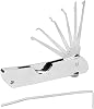 7 in 1 Lock Picking Set Stainless Steel Comb Lock Picks Lock Pick Set Professional Locksmith Portable Lock Picking Kit Decompression Tool Pick Set (1)