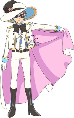 GGcosplay デリシャスパーティ♡プリキュア 品田拓海 ブラックペッパー コスプレ衣装/ウィッグ/靴 （ 道具 別売り ）仮装 ハロウィン イベント cosplay コスチューム (衣装)のサムネイル