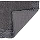 Better Trends Badteppich aus 100% Baumwolle in Shaggy-Bordürsten-Kollektion – ultraweicher, saugfähiger, getufteter Badteppich für Badezimmerboden, Dusche und Waschbecken, 61 x 101,6 cm, Blau