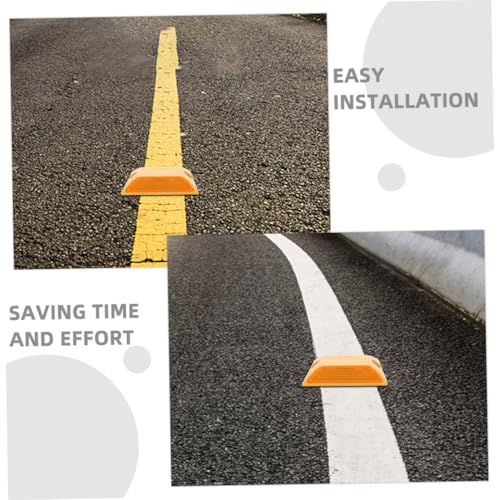 4 piezas marcadores reflectantes para carretera y autopista miniatura 3