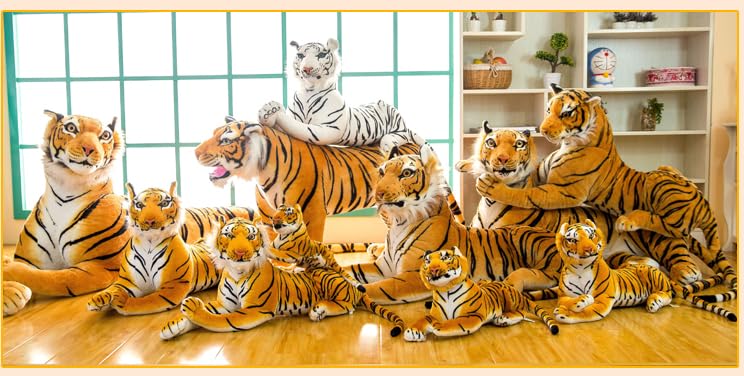 Image of Plush Toy Cartoon Games Character Soft Toys Cute Pet Wild Animals (30cm, Tiger)