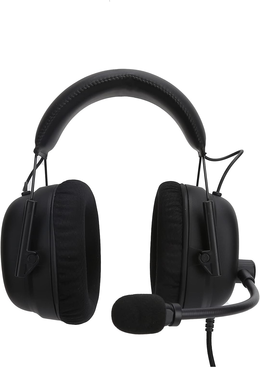 Gaming Headset, Gaming Headset G936 Stereo 7.1 Virtual Surround Sound Earphone with Microphone, with Large Oval Earmuffs, Good Noise Cancellation Effect, for PC Laptop Gamers(Black)