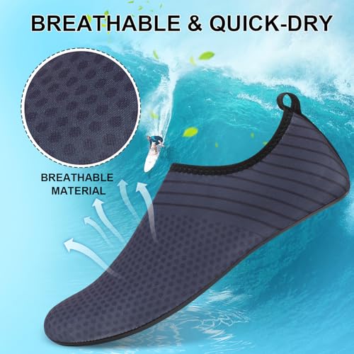 Water Shoes Mens Womens Barefoot Beach Swim Shoes Quick-Dry Aqua Socks for Surf Pool Yoga Water2