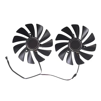 FDC10U12S9-C CF1010U12S Graphics Card Cooling Fan Replacement for ASRock RX 5700 RX 5700 XT Challenger D OC Dual Fan
