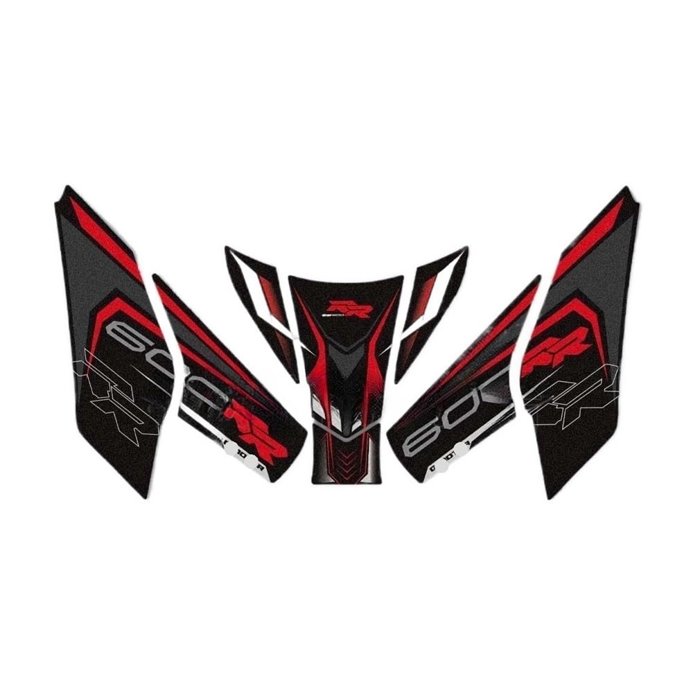 Protection réservoir moto antidérapante kit autocollants QJMOTOR 600RR