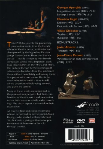 Save Percussion Theater CD musical de percusión experimental por Aiyun Huang 3