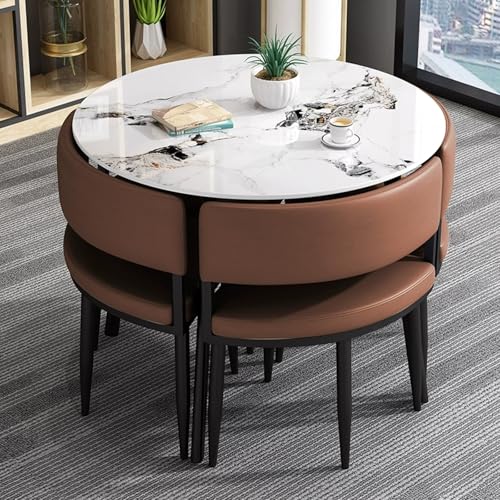 Generisch Modernes Esszimmer-Set mit Marmoroptik