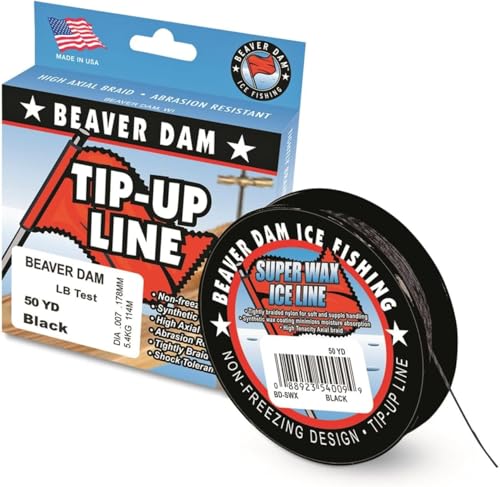 Beaver Dam BD-SWX2050 Tip-Up Line 20Lb Test Tip-Up Line