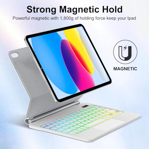 Image of Magic Keyboard Case for iPad 10th or 11th (A16, 2025) Generation,White