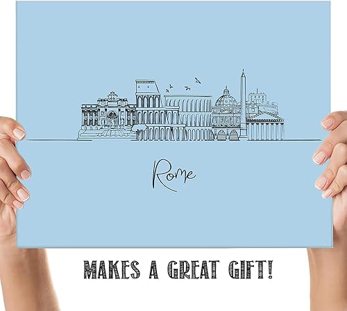 Vista 111 de TJ Originals - Barcelona, Madrid y España vistas de la ciudad, arte de pared ilustrado a mano, decoración de pared de sala de estar - Pósteres