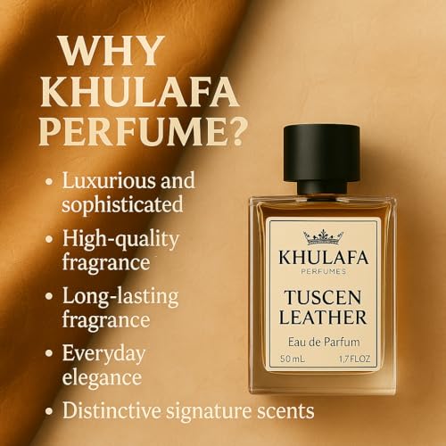 Image of Tuscen Leather Inspired Perfume | Bold EDP with Leather, Raspberry & Suede | Long-Lasting Luxury Scent for Men | Ideal for Winter Evenings & Gifting | Premium 50ML Fragrance