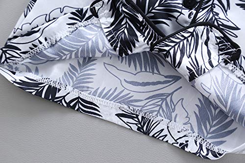 Toddler Girl Boy Silk Summer 𝐏ajamas Dinosaur Button Down T-Shirt Tops Shorts Satin 𝐏js Set Cute (White, 1-2 Years)4