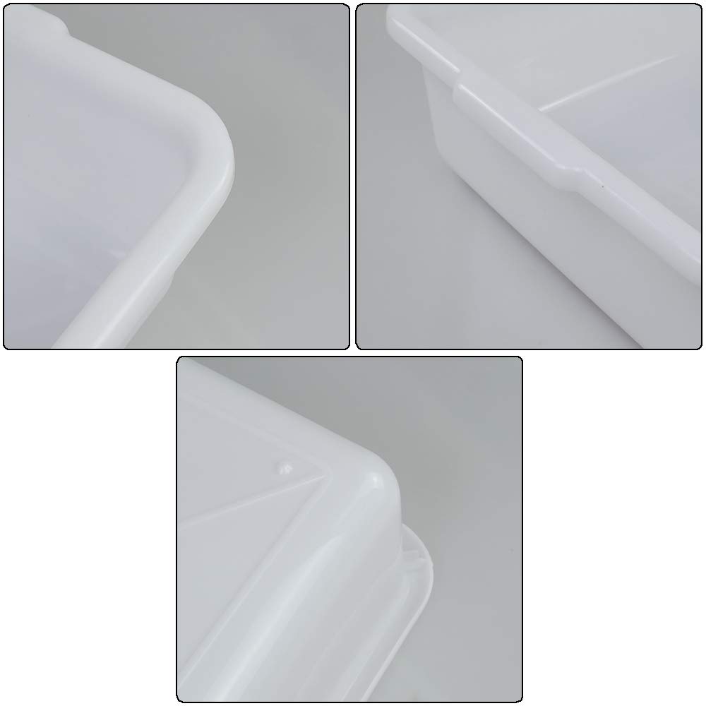 Set di 4 vasche per autobus, in plastica, 8 litri