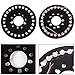 RT-TCZ Spare Tire Brake Light Wheel Light 3rd Third Tail Light LED Ring for Jeep Wrangler 1997-2023 TJ JK JKU JL JLU,Red Light