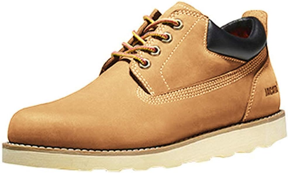 Amazon.com | Men's Low-Cut Work or Casual Leather Boots/Driving Loafer ...