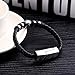 USB Charging Bracelet Data Charging Cord- Durable Braided Leather Charging Wrist Cuff USB 8.2