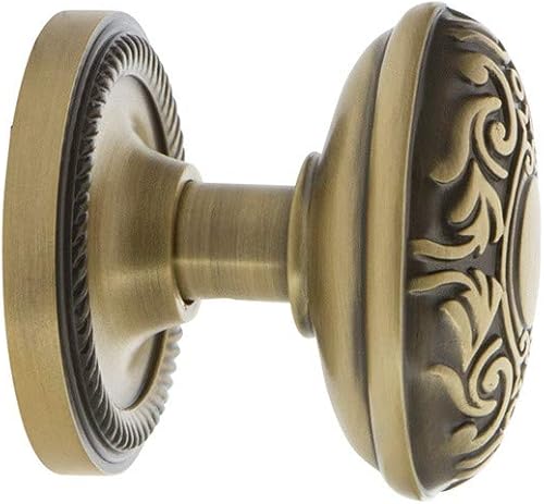 Miniatura 3 de Nostalgic Pomo de puerta victoriana de roseta de cuerda de almacén