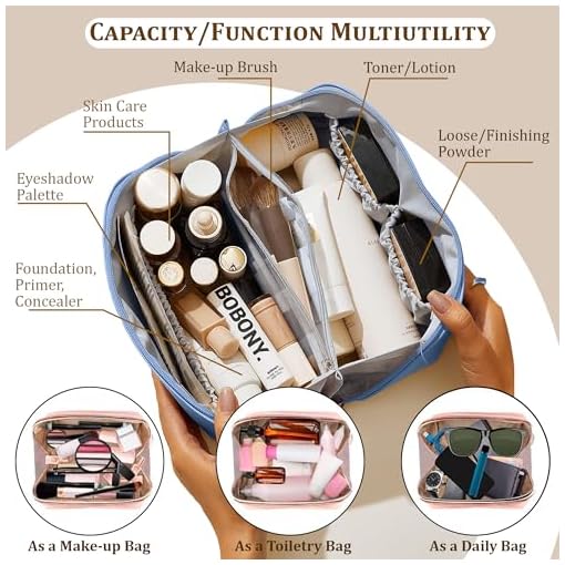 STRAPVILLA-Makeup-Bag-for-Women-Large-Capacity-Waterproof-Makeup-Pouches-for-Women-Cosmetic-Makeup-Pouch-Wide-Opening-Zipper-Cosmetic-Pouch-for-Women-Travel-Makeup-Organizer-Kit STRAPVILLA Makeup Bag for Women - Large Capacity Waterproof Makeup Pouches for Women, Cosmetic Makeup Pouch - Wide Opening Zipper Cosmetic Pouch for Women - Travel Makeup Organizer Kit