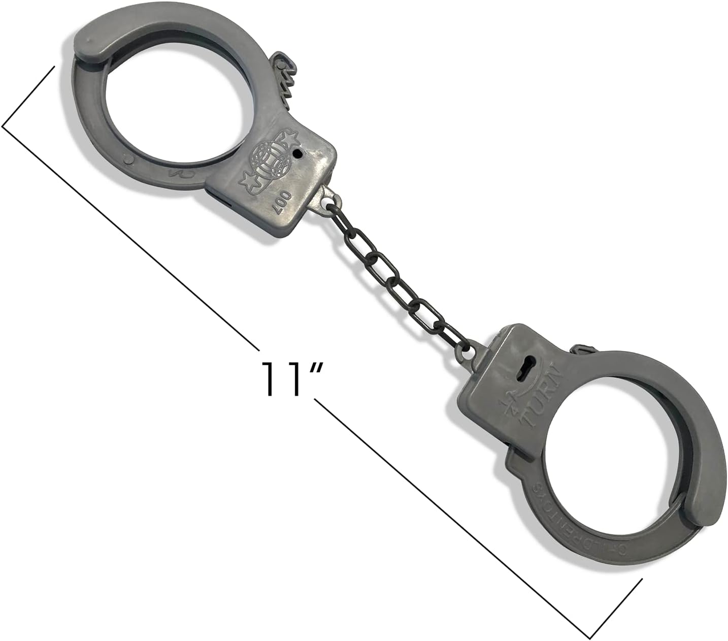 ArtCreativity Plastic Toy Handcuffs with Keys for Kids, Police Party Favors, Goody Bag Fillers, Gifts for Boys and Girls, 12-Pack